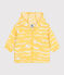 Coupe-vent bébé anti-UV en polyester, imprimé requin jaune ORGE/blanc MARSHMALLOW