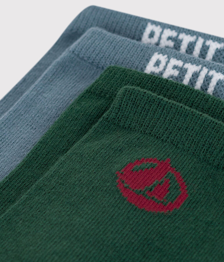 2 paires de chaussettes enfant en coton logo variante 1