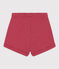Short bébé en jersey flammé uni rose PAPI