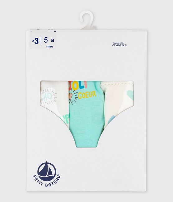 Trio de culottes petite fille variante 1