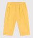 Pantalon bébé en gaze de coton uni
