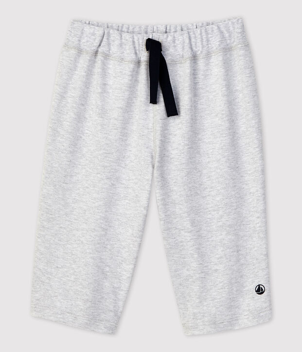 Bermuda en coton enfant gar&ccedil;on gris