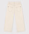Pantalon flare en denim enfant fille écru AVALANCHE