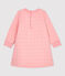 Robe matelassée bio bébé. rose CHARME