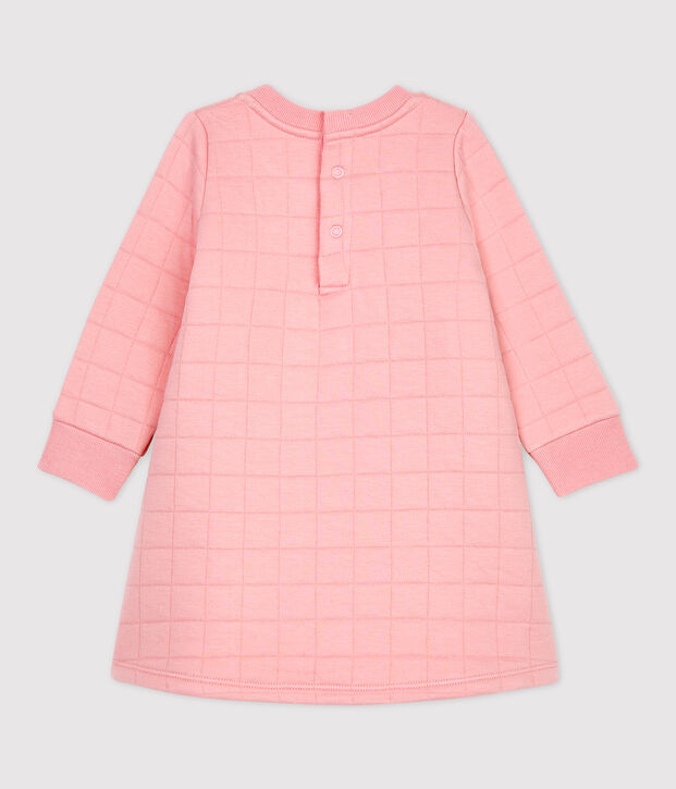 Robe matelass&eacute;e bio b&eacute;b&eacute;. rose