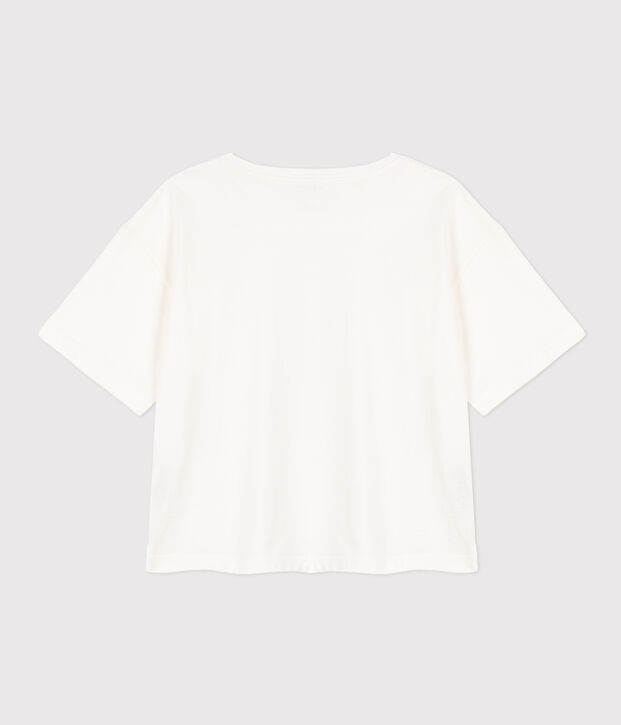 T-shirt LE BOXY en coton Femme blanc