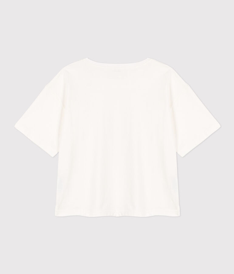 T-shirt LE BOXY en coton Femme blanc