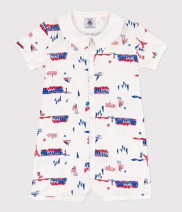 Combinaison courte Paris en coton bébé