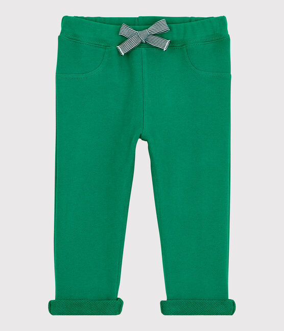 Pantalon en molleton bébé. vert PIVERT