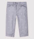 Pantalon en twill en brodé bébé garçon