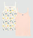 Lot de 2 chemises à bretelles petite fille en coton et lyocell