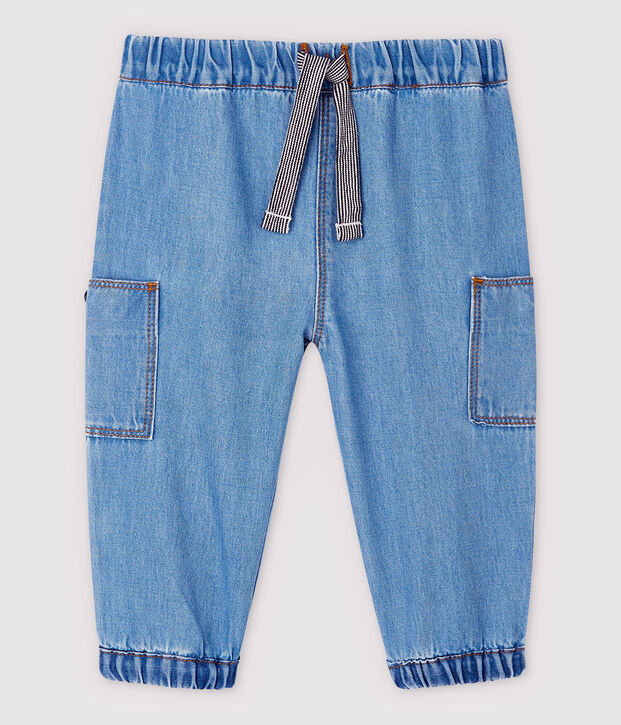 Pantalon en denim clair b&eacute;b&eacute; gar&ccedil;on bleu