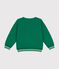 Sweatshirt en molleton enfant fille / garçon vert JARDIN