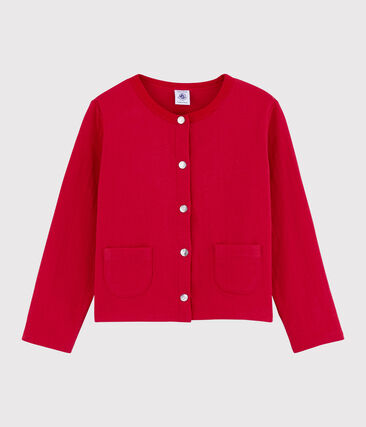 Cardigan en tubique enfant fille