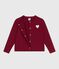 Cardigan en molleton enfant fille AMARANTE