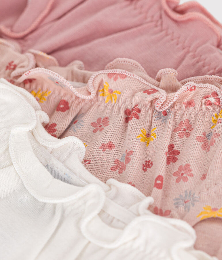Lot de 3 culottes froufrou en coton enfant variante 1