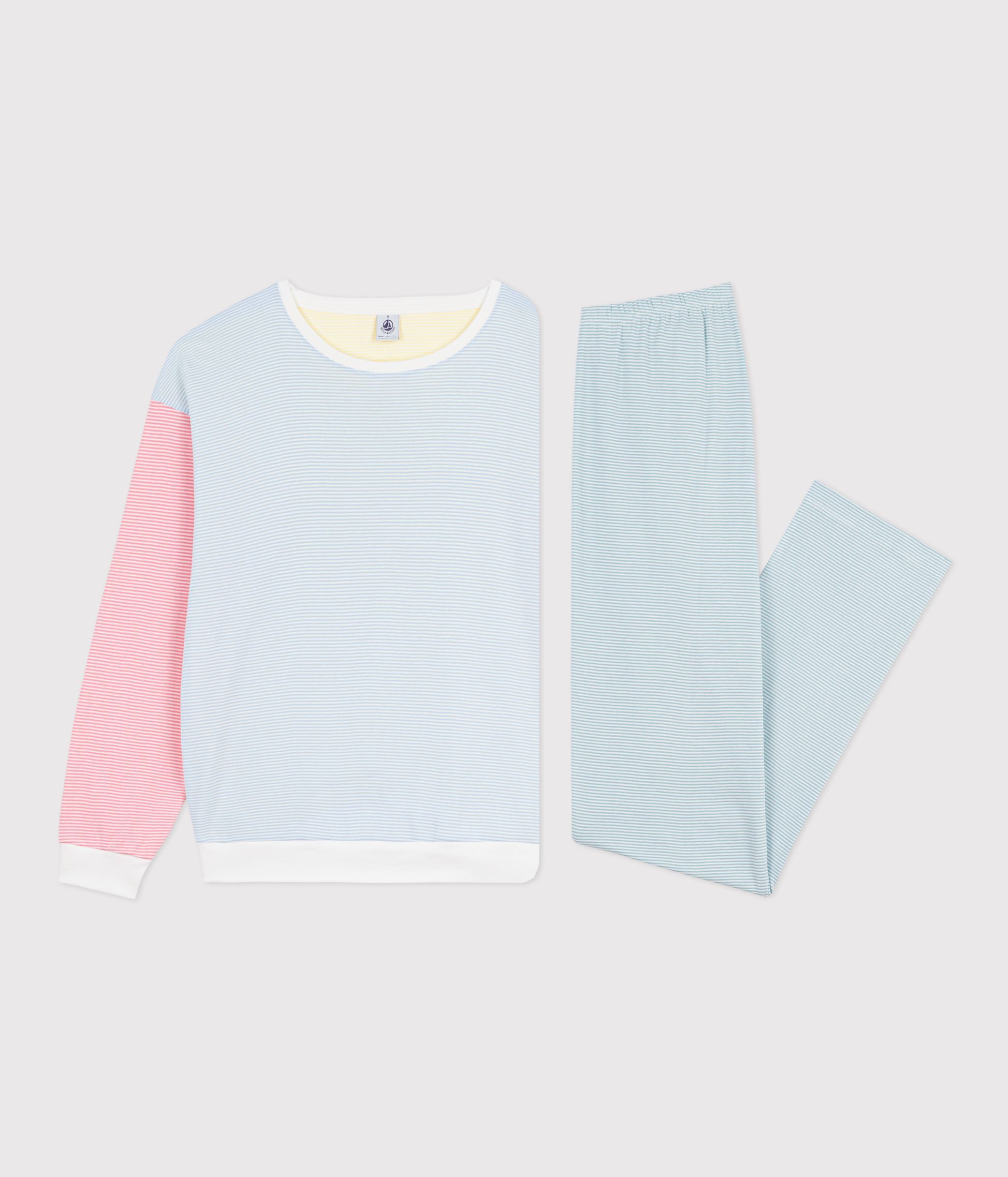 Pyjama Femme Hiver En Coton - Manches Raglan, Taille Ajustable, Poches, Pour Nuit Et Détente à La Maison - 4