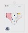 Lot de 3 culottes imprimé cœur petite fille en coton variante 1