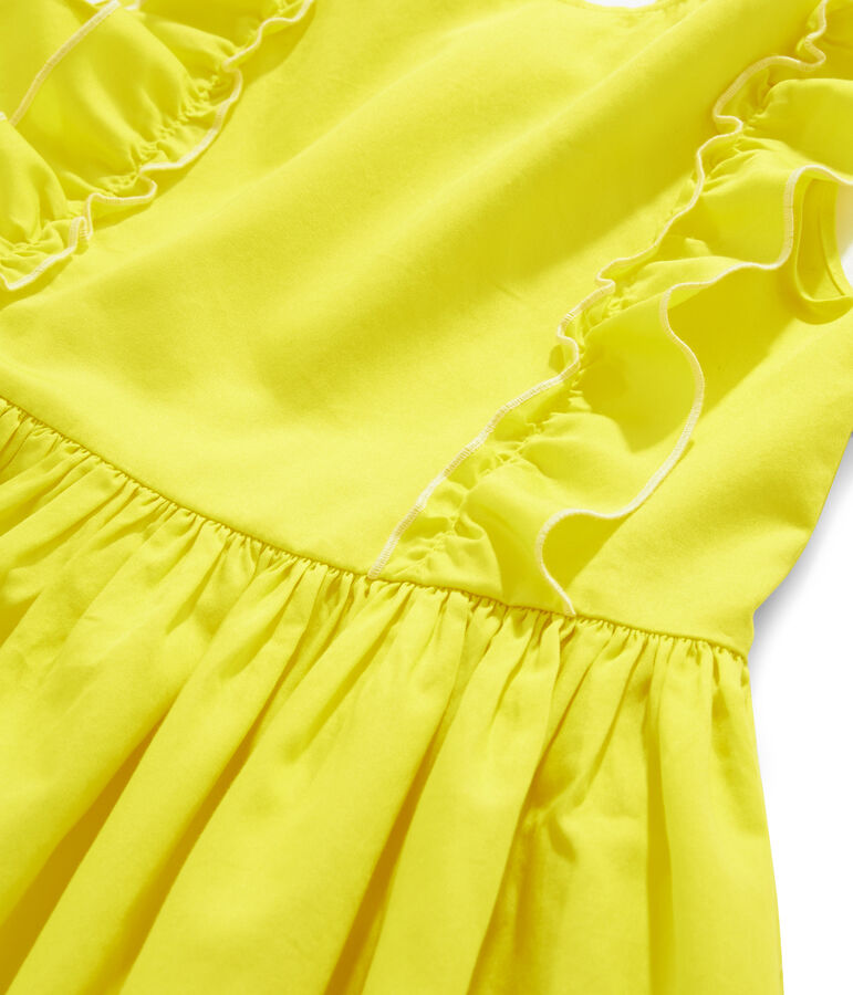 Robe enfant fille jaune