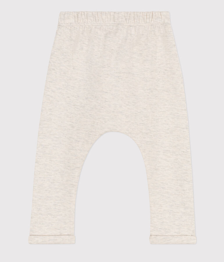 Pantalon b&eacute;b&eacute; en jersey &eacute;pais beige MONTELIMAR CHINE