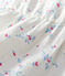 Combinaison bébé fille en tissu couche blanc MARSHMALLOW/blanc MULTICO