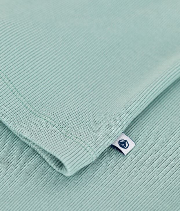 Pyjama uni en coton enfant vert