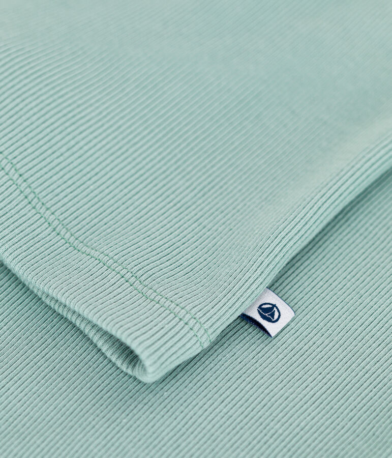 Pyjama uni en coton enfant vert PAUL