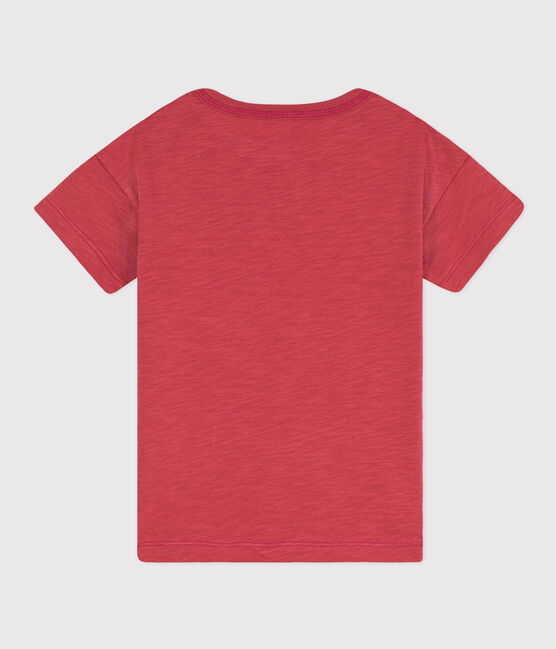 Tee-shirt imprimé en coton enfant garçon rose PAPI