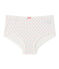 Shorty fille imprimé en jersey stretch blanc LAIT/blanc MULTICO
