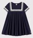 Robe manches courtes en coton bio enfant fille