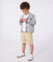 Cardigan en coton enfant garçon gris CHATON CHINE