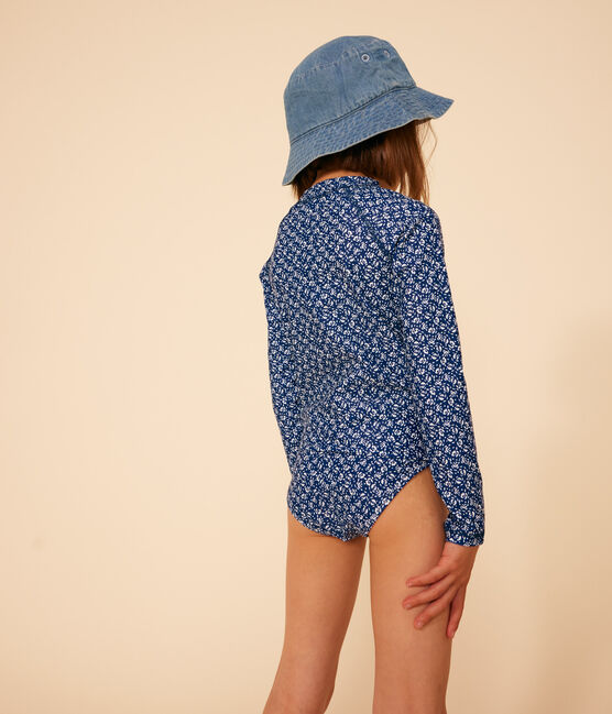 Tee-shirt anti-UV enfant fille INCOGNITO/ MARSHMALLOW