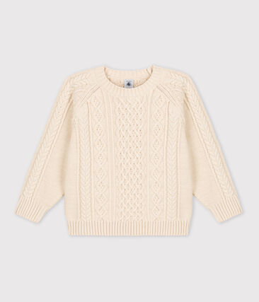 Pull irlandais en coton enfant fille / garçon