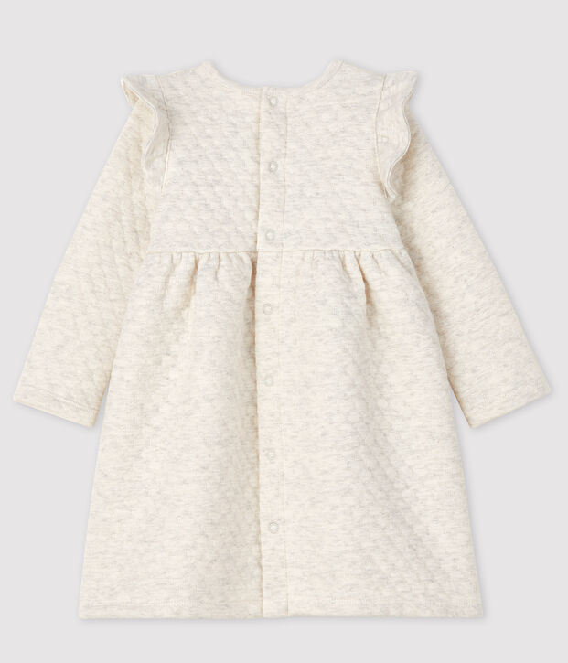 Robe manches longues b&eacute;b&eacute; fille beige
