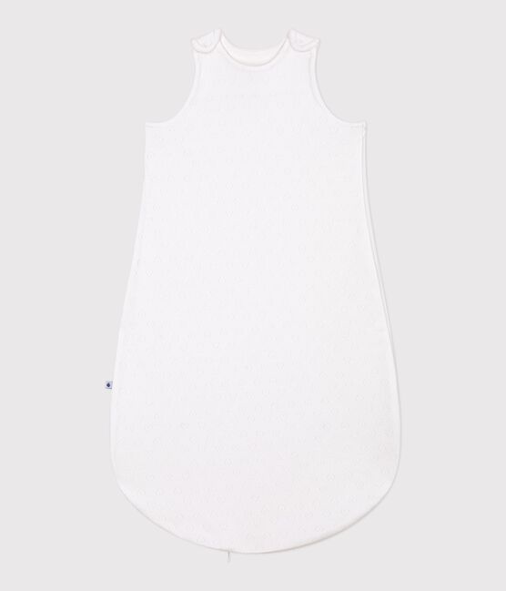 Gigoteuse bébé en coton ajouré cœur TOG 0,5 blanc MARSHMALLOW