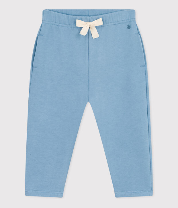 Pantalon en molleton b&eacute;b&eacute; bleu