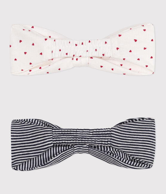 LOT DE 2 BANDEAUX EN COTON ICONIQUES BEBE variante 1