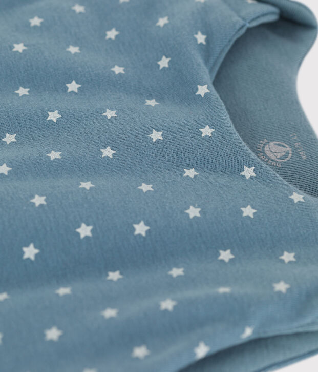 GIGOTEUSE &Eacute;TOILES B&Eacute;B&Eacute; EN COTON bleu/&eacute;cru