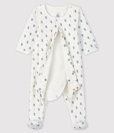 PETIT BATEAU - Bodyjama à imprimé koala bébé garçon en velours