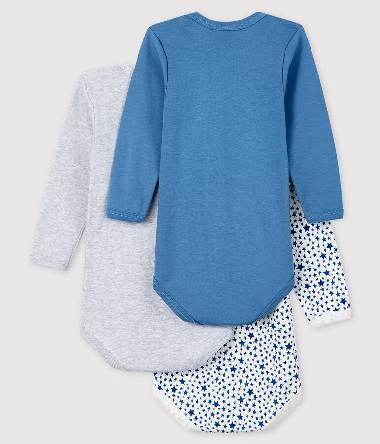 Lot de 3 bodies manches longues b&eacute;b&eacute; gar&ccedil;on variante 1
