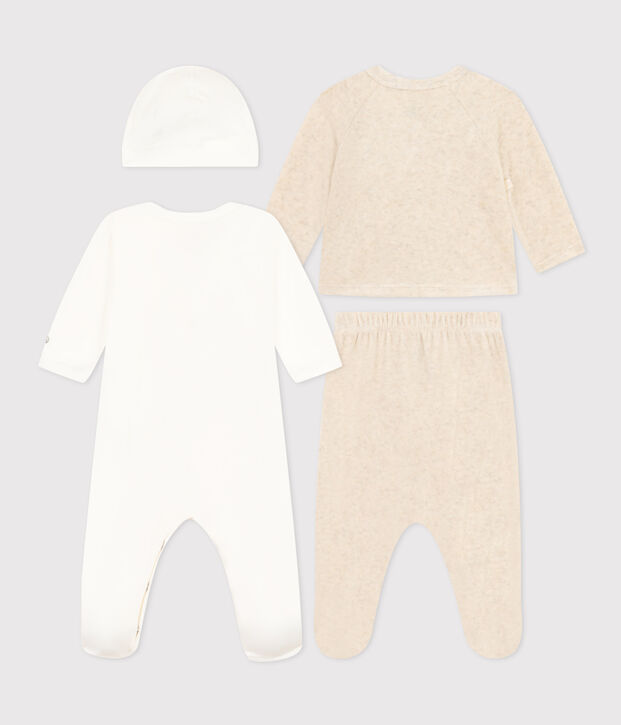 Lot 4 pi&egrave;ces en coton b&eacute;b&eacute; multicouleur