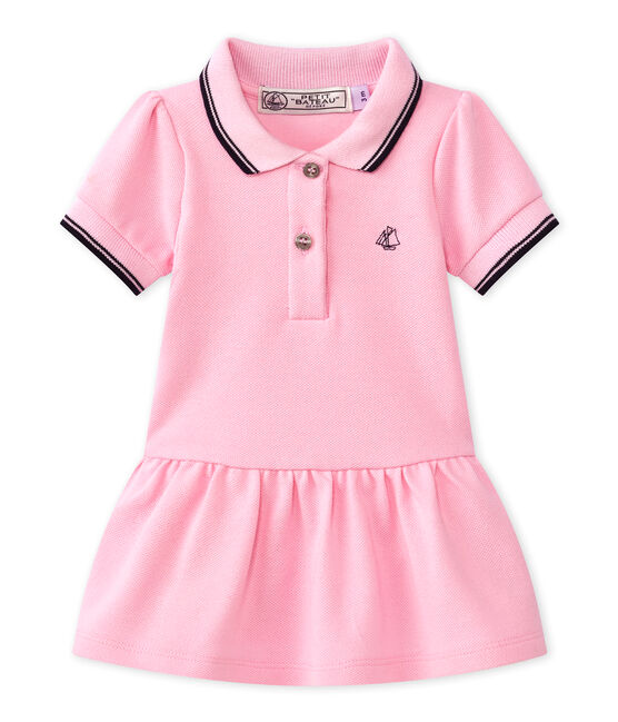 Robe bébé fille rose BABYLONE