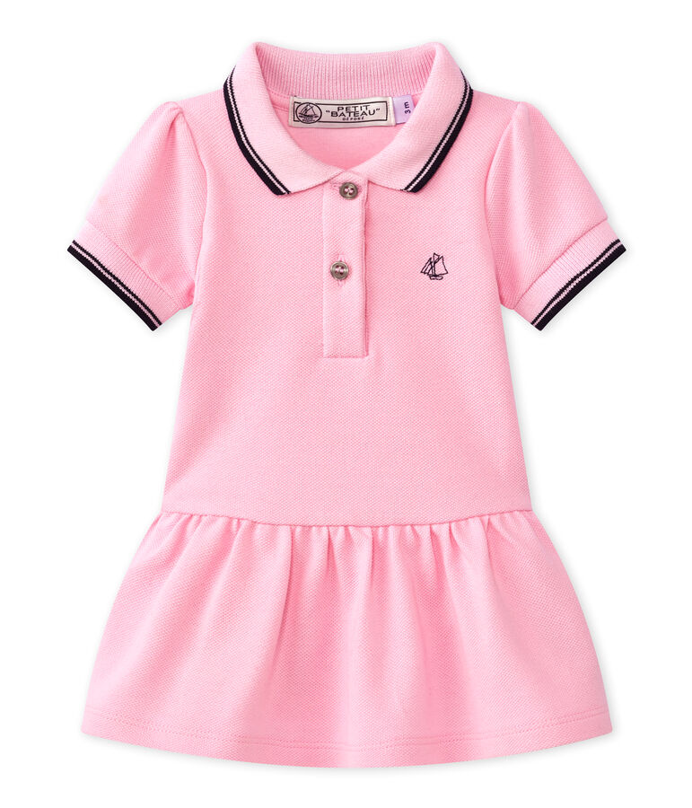 Robe b&eacute;b&eacute; fille rose BABYLONE