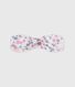 Bandeau bébé en popeline imprimé fleurs