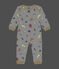 Dors-bien sans boutons-pression et sans pieds animaux marins en coton blanc MARSHMALLOW/blanc MULTICO