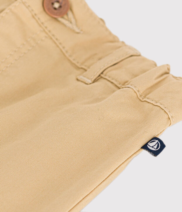 Short en serge b&eacute;b&eacute; beige