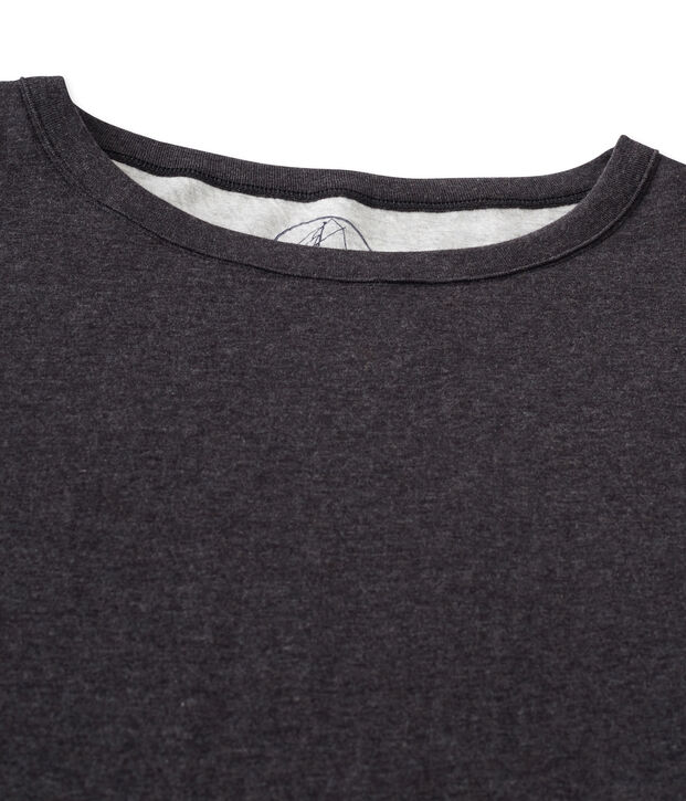 Maxi t-shirt femme en tubique extrafin chin&eacute; gris