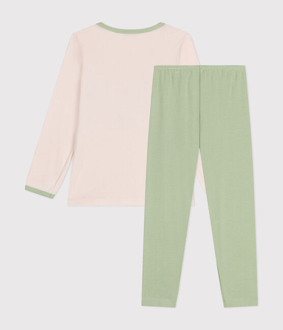 Pyjama manches longues fille en coton PANACOTTA/ SABIO