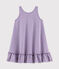 Robe enfant fille violet REAL/blanc MARSHMALLOW