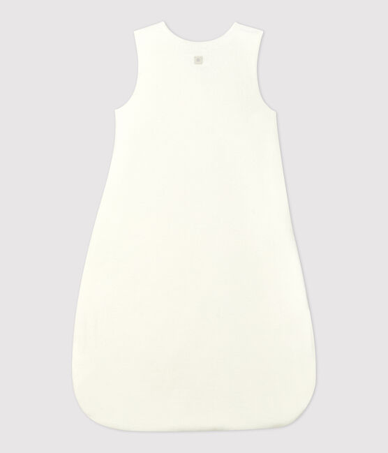 Gigoteuse bébé en velours de coton biologique blanc MARSHMALLOW